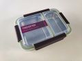 Lunch Box 3 Grid,Stainless Steel-750ml. 