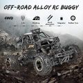 R/C CAR 1/16 Off-road Buggy Alloy RC Car 2.4GHz 4WD 15km/h High Speed Climbling Car RTR.