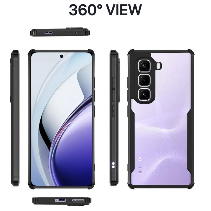 For%20Infinix%20Hot%2050%20Edge-Reinforced%20Shockproof%20Cushion%20Back%20Clear%20Hybrid%20Transparent%20Hard%20Cover%20Casing-EFH%20-%20Image%202