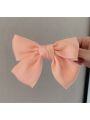 Cute Satin Silk Bow Brooch Pin for Muslim Hijabi Girls, Elegant and Stylish Hijab Accessory for Sophisticated Look. 