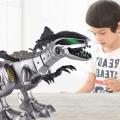 Goglor Electronic Walking Dinosaur Robot Toys with Mist Spray Lights Eyes Roaring Sounds and Swinging Tail Action for Kids. 