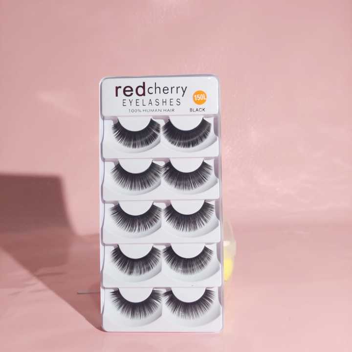 red%20cherry%205%20Pair%20False%20Eyelash%20Set%20-%20Image%202