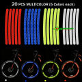 20 pcs x Wheel Rim Reflective Sticker Car Bike Tire Reflective Stickers. 