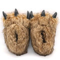 Animals Beast Claw Shoes Slides for Men Fun Chunky Fuzzy Slippers Male Plush Warm Bear Paw Lovers Funny slippers. 