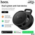 HOCO E96A/E93A/E100/E91/E91J/E101 Anti-Lost Smart Tag Locator Supports Google Find My Phone/Apple Find My Precise Position Tracker for Keys Pets Luggage Cars Replaceable Battery Up o 8 Months Backup Android/iOS Supported Smart Tracker.