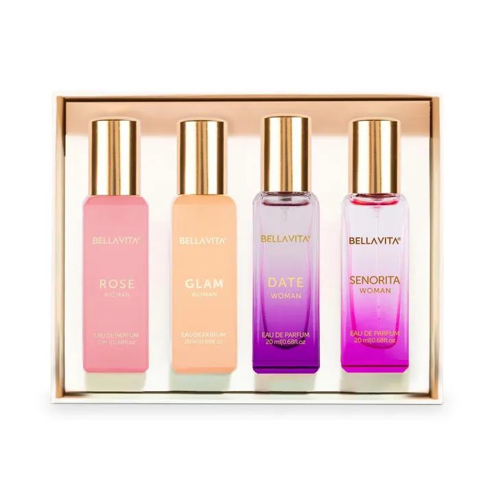 Bella%20Vita%20Luxury%20Long%20Lasting%20Women%20Gift%20Set%20%7C%20Perfume%20for%20Woman%20%7C%204x20ml%20%7C%20Gifts%20for%20Women%20%7C%20Floral,%20Fruity,%20Premium%20Fragrance%20Scent%20%7C%20Date,%20Senorita,%20Glam,%20Rose%20-%20Image%202
