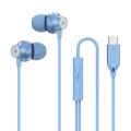 YOME Metal 3.5mm Type-c Earbuds Mobile Wired Headphones Sport Earphone Headset with Mic for Xiaomi Huawei Samsung Phone. 
