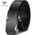 OIMG Williampolo Men Belt Luxury Leather Automatic Buckle Belts High Quality Fashion Design Belt Classice Brand. 
