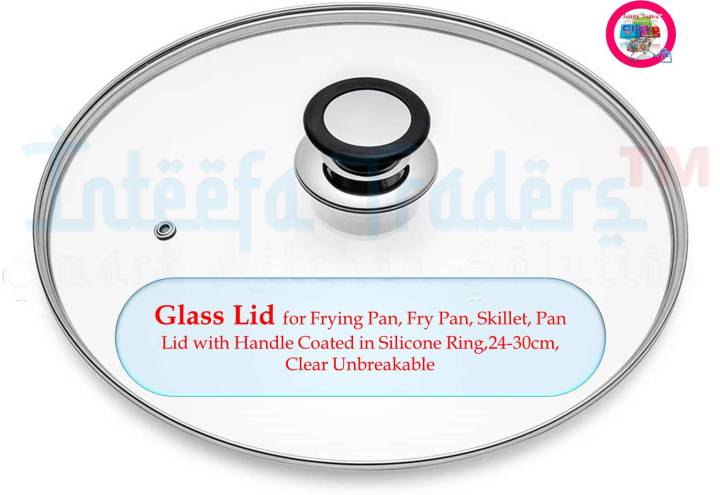 Glass%20Lid%20for%20Frying%20Pan,%20Fry%20Pan,%20Skillet,%20Pan%20Lid%20with%20Handle%20Coated%20in%20Silicone%20Ring,%20Clear,%20Unbreakable%20-%20Image%203