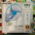 CLICK Wall Fan 18" Blue 90 Degree Oscillation.