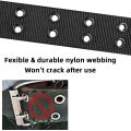 【Hot New Release】 Drizzte Grommet Nylon Belt Big Size 39 ''to 67'' 170cm Double Prong for Men Women. 
