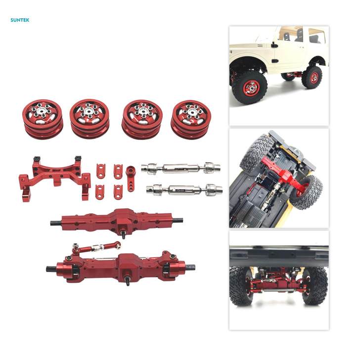 Toy%20Car%20Parts%20Set%20Steering%20Fixing%20Mount%20Protectors%20Replacement%20Wheel%20Hub%20Caps%201/10%20RC%20Car%20-%20Image%203