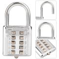 10 Digit Combination Password Padlock Push Button Lock Blind New.