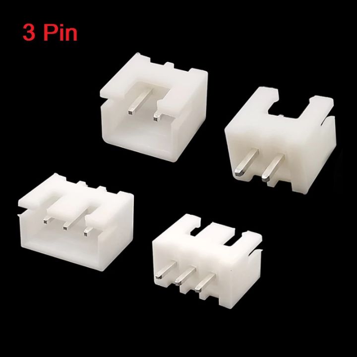 10Pcs-%203Pin%20WHITE%20MALE%20HEADER%20Female%20Housing%20JST%20XH%20Male%20Header%203%20Pin%20Leads%202.54mm%20Pitch%20Male%20Connector%20For%20Breadboard%20Friendly%20DIY%20Cables%20-%20Image%203