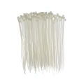 100 Pieces 6 Inch (4x150mm) Electric Cable Tie White / Black Self Locking Nylon Cable Wire / Zip Ties combo pack. 