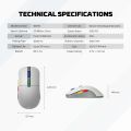 FANTECH WG9S Super Maxfit Wireless Gaming Mouse PixArt PAW3311 12000DPI Improved Ultra-Grippy Coating Wired Mouse Macro Button Mice. 
