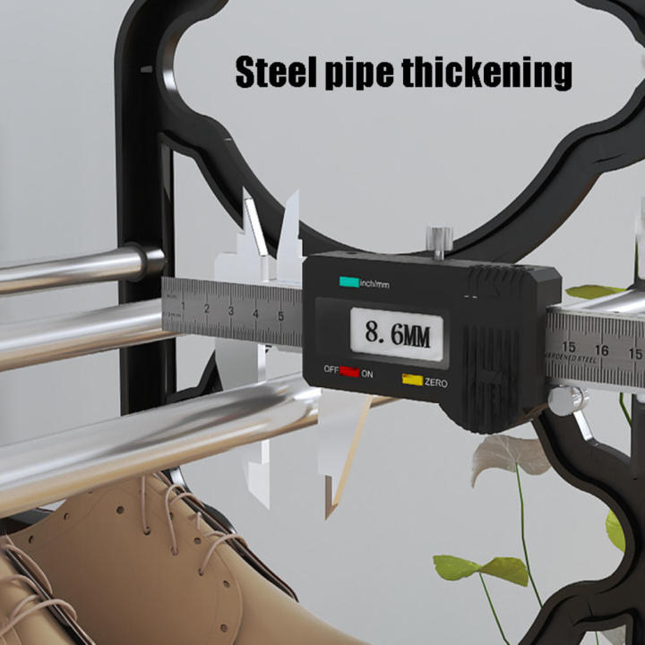 PP+Steel%20pipe%20Shoe%20storage%20rack%20Stylish%20and%20elegant%2041.5%20*%20.5%20*%2054.5cm%20Black/White/Pink%20Dustproof%20shoe%20hanger%20Multi-layer%20shoe%20cabinet%20for%20Home%20organization%20Apartment%20entryway%20Small%20spaces%20Shoe%20lovers%20-%20Image%203