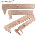 80mm 100mm measuring instrument mm inch double scale vernier caliper ruler copper copper ruler-80mm double.