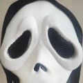 Horror Scream Mask Halloween Scream Ghost Mask Grim Reaper Headgear Latex Mask Party Prom Cosplay Ghost Scream Dress Up Props. 