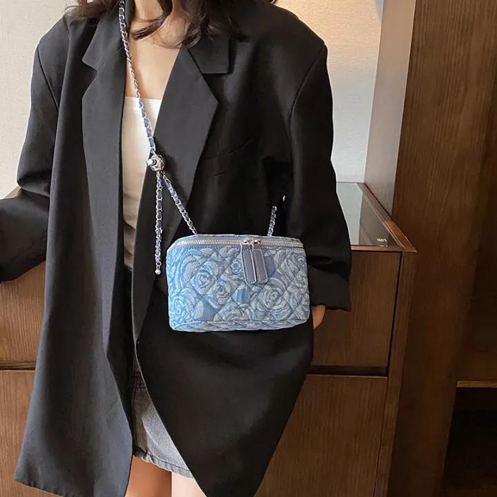 New%20Fashion%20Flora%20Demin%20Box%20Shaped%20Adjustable%20Chain%20Crossbody%20Square%20Bag%20Women%20Girl%20Shoulder%20Bagall%20Flap%20Bag%20-%20Image%203