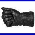 Full Soft Leather Finger Men Hand Gloves -Black- 1 Pair. 