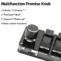 USB Custom Keyboard Macro 3/6 Key 1 Knob Programming RGB Bluetooth Gaming Photoshop Hotswap Mini Mechanical BT Keyboard.