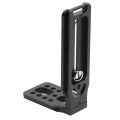 Camera L Bracket L Shaped Quick Release Plate Aluminum Alloy Vertical Horizontal Switching for Photo Shooting. 