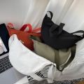 Korean Canvas Sling Bag Women Mini Dumpling Bag Casual Shoulder Crossbody Bag. 