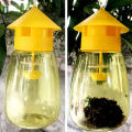 【Must-Have Gadgets】 Fruit Fly Trap Killer Yellow Plastic Drosophila Trap Anti Fly Fruit Fly Killer Catcher Orchard Insect Trap Products Natuo. 