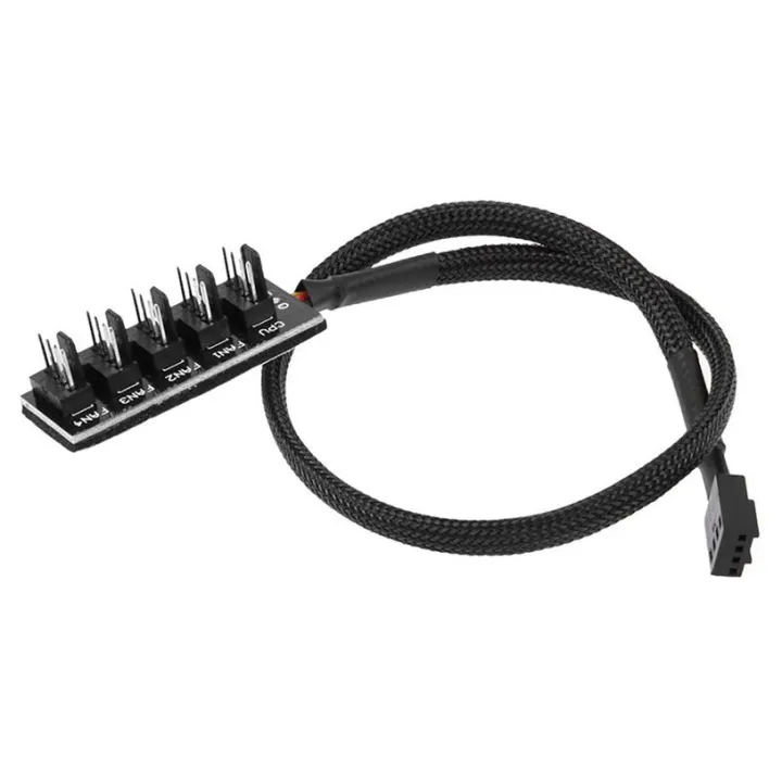 1%20To%205%204-Pin%20TX4%20PWM%20CPU%20Cooling%20Fan/Case%20Splitter%20Adapter%20Braided%20Power%20-%20Image%202