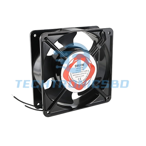 5 Inch Radiator Fan 5 Inch AC Cooling Fan Metal Body | 220V 24W Rotary Ventilation Fan ...