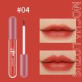 Lameila / 1 Pcs Long-lasting Silky Water Glossy Lip Gloss / Waterproof No-sticky Cup Lip Glaze / Delicate Soft Color Rendering Liquid Lipstick. 