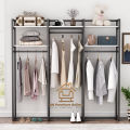Freestanding Closet Organizer, 75 inch Clothing Rack with Shelves, Heavy Duty Garment Rack Wardrobe Closet with Hanging Rods. 