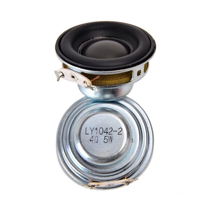 2Pcs/lot%2040MM%204%20Ohm%205W%20Audio%20Portable%20Speakers%201.5%20Inch%2016%20Core%20Small%20Full%20Range%20Rubber%20Side%20NdFeB%20Waterproof%20DIY%20Speaker%20-%20Image%203