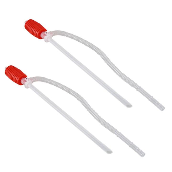 3X Manual Hand Siphon Syphon Oil Water Petrol Crude Oil Engine Fuel Liquid Transfer Pump Pipe