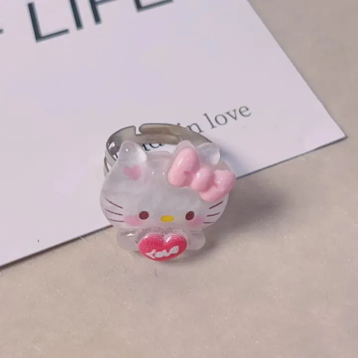 2023%20Sanrio%20Anime%20Ring%20Adjustable%20Accessories%20Cute%20Cinnamoroll%20My%20Melody%20Kuromi%20Resin%20Girlfriend%20Girl%20Heart%20Decorate%20Toys%20Gift%20-%20Image%206