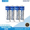 Doublepow AA Rechargeable Battery Pencil Battery 1.2V Rechargeable AA Battery.