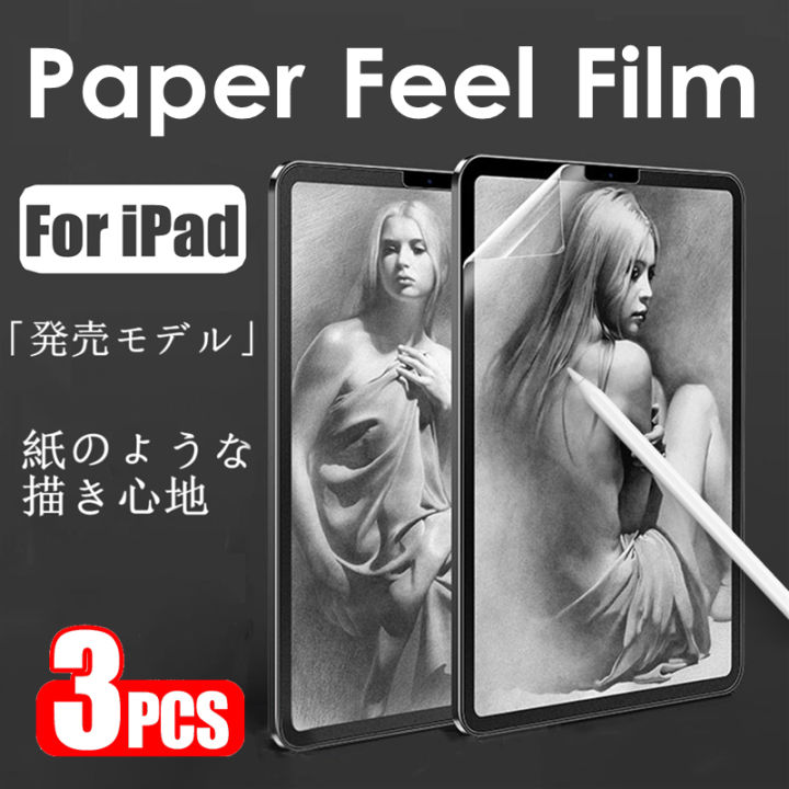Matte Writing on Paper Screen Protector for Apple iPad 10th Pro 11 2022 iPad Air 5 4 10.9 Mini 6 5 10.2 9th 8 7 Paper Feel Film