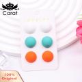 Carat Classic Ball Bead Earrings Minimalist Style 3 Pairs Stud Earrings Set for Women Elegant Ball Bead Lightweight Jewelry for Daily Wear Buyers' Favorite Fashionable Ball Bead Earrings. 