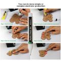 QUANBU 2X Conductive Ink Pen Electronic Circuit Draw Instantly Magical Pen Circuit(Gold). 