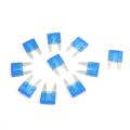 10 x ATC mini blade fuse for automotive fuse flat 15 A blue.