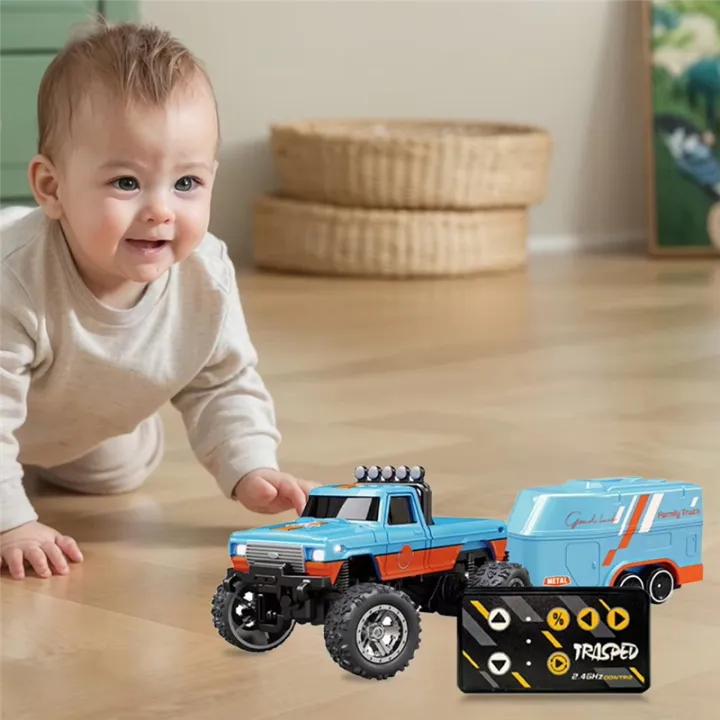 TRASPED%20Mini%201:64%20RC%20Monster%20Truck%20Off-Road%20RC%20Monster%20Truck%20Off-Road%20Climbing%20Car%202.4Ghz%20Remote%20Control%20Adjustable%20Speed/Steering%20Children%20Gift%20-%20Image%204