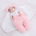 Ultra-Soft Fleece Newborn Swaddle Wrap Baby Sleeping Bag - for Boys and Girls. 