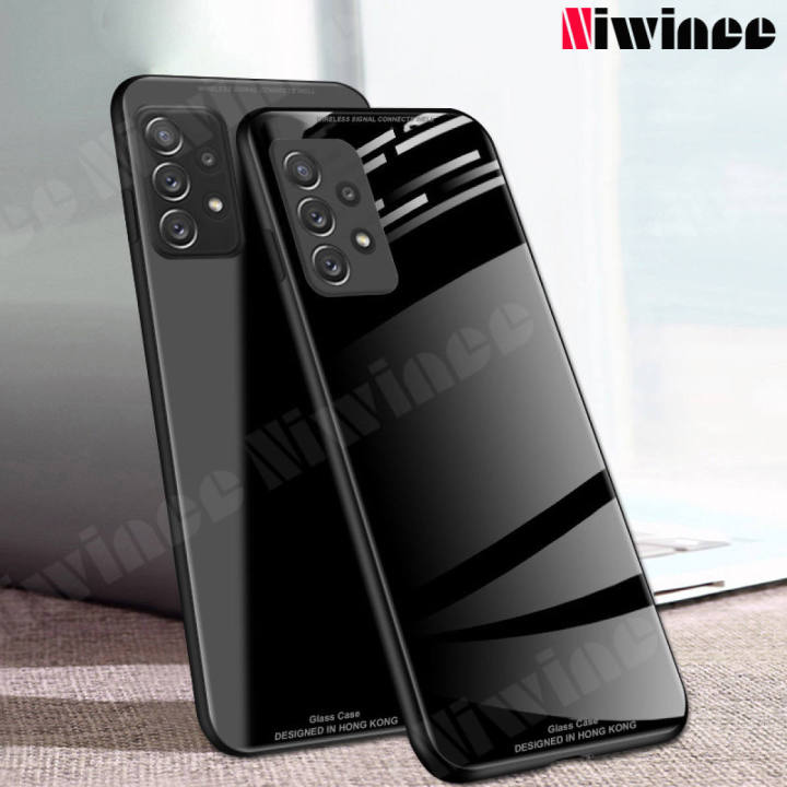 Mobile Covers A32 Cover Samsung Galaxy A32 4G Tempered Glass Case Back Cover Phone Cover (Back  Case Cover For Smartphone)