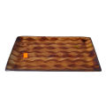 Ceramic Serving Tray - Brown.