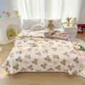 Washed double gauze summer cool quilt cartoon quilt print summer quilt single double dormitory air conditioner quilt gift quilt wholesale. 