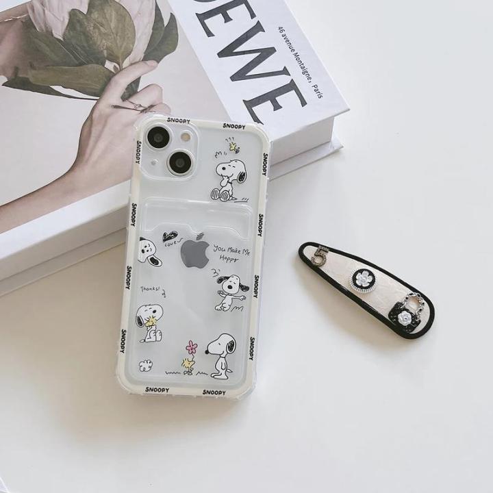 Set%20card%20holder%20U%20wallet%20protection%20phone%20case%20Ma%20Charlie%20Brown%20Clear%20hone%201%20Cute%20cartoon%20Snoopy%20x%20soft%20TP%20for%20iP5%20Pro%2014%2013%2012%2011%20Pro%20-%20Image%203