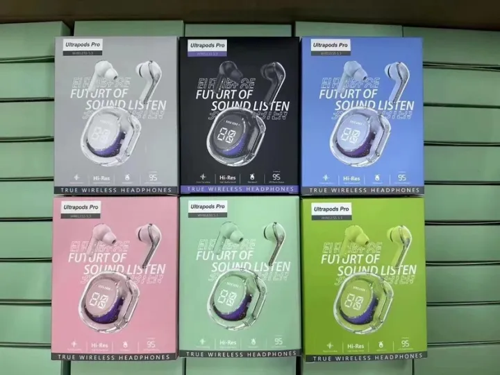 Ultrapods%20Pro%20True%20Wireless%20Earbuds%20with%20Display%20Transparent%20Design,%20Bluetooth%205.3%20Water%20Proof%20by%20Somiron%20-%20Image%206