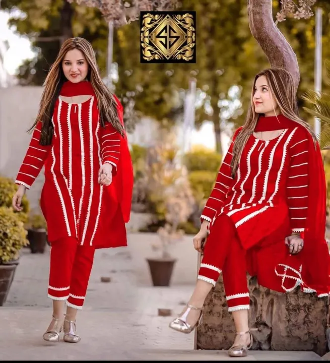 New%20Gorgeous%20Stylish%20and%20Fashionable%20Latest%20Stitched%20Readymade%20White%20Lace%20Work%20Pakistani%20Model%20Three%20Piece%20Dress%20for%20Women%20-%20Image%202