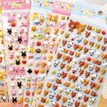 1PC Kawaii Lovely Small Animal Foam 3D Decorative Stationery Stickers Scrapbooking DIY Diary Album Stick Label 22*9.5CM.